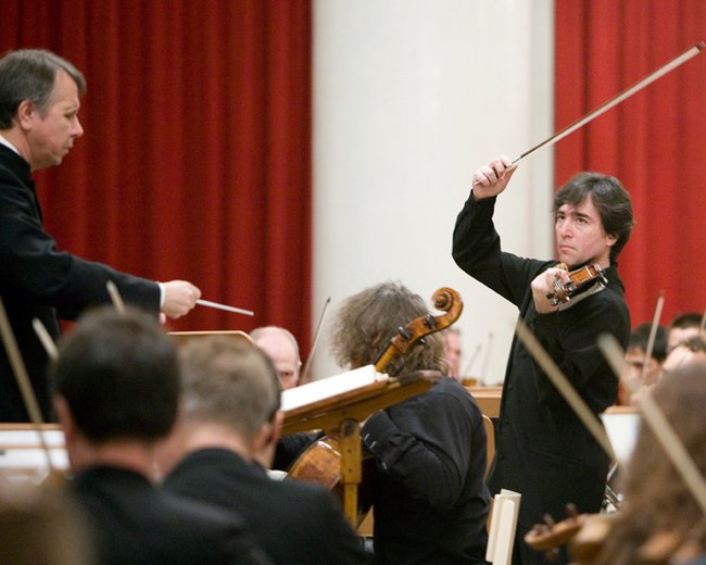 Brahms Double Concerto with Alexander Knyazev  and Mikhail Pletnev