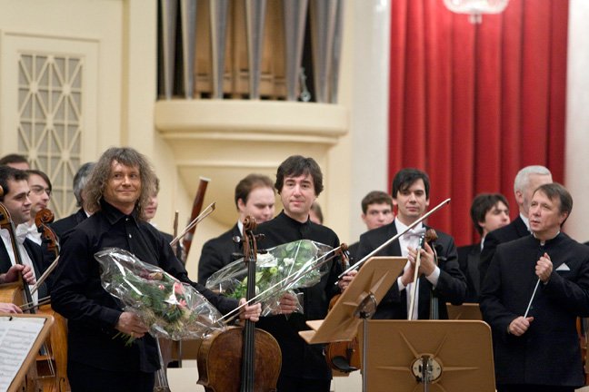 Brahms Double Concerto with Alexander Knyazev  and Mikhail Pletnev